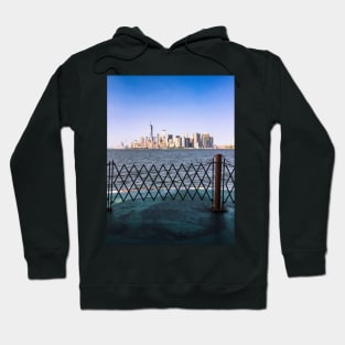 Manhattan View from the Staten Island Ferry, New York City Hoodie